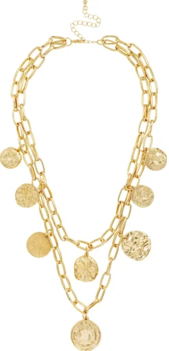 Bijou Brigitte Layering-Ketten|Ketten Gold>Layering Kette - en Coins gold