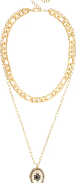Bijou Brigitte Layering-Ketten|Ketten Gold>Layering Kette - en Mystic gold
