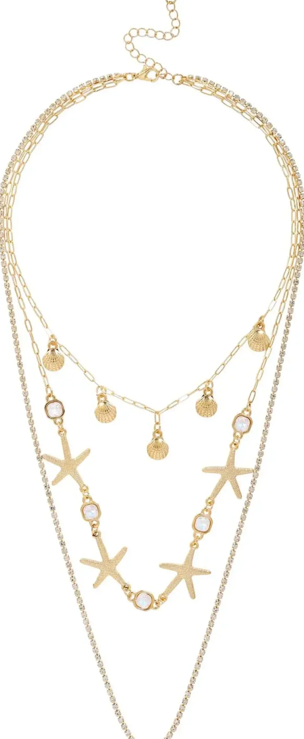 Bijou Brigitte Layering-Ketten|Maritimer Schmuck>Layering Kette - en Shells gold