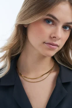 Bijou Brigitte Edelstahlschmuck In Gold|Layering-Ketten>Layering Kette - en Steel gold