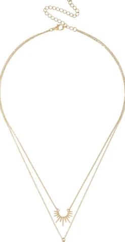 Bijou Brigitte Layering-Ketten|Boho-Schmuck>Layering Kette - en Sunlight gold