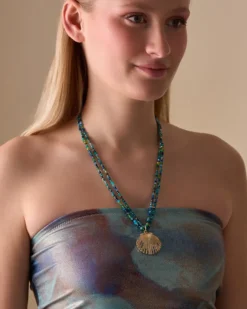 Bijou Brigitte Layering-Ketten|Maritimer Schmuck>Layering Kette - Green Glass grün, blau
