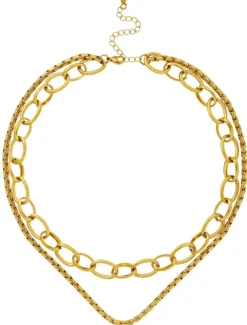 Bijou Brigitte Edelstahlschmuck In Gold|Layering-Ketten>Layering Kette - Modern Chic gold