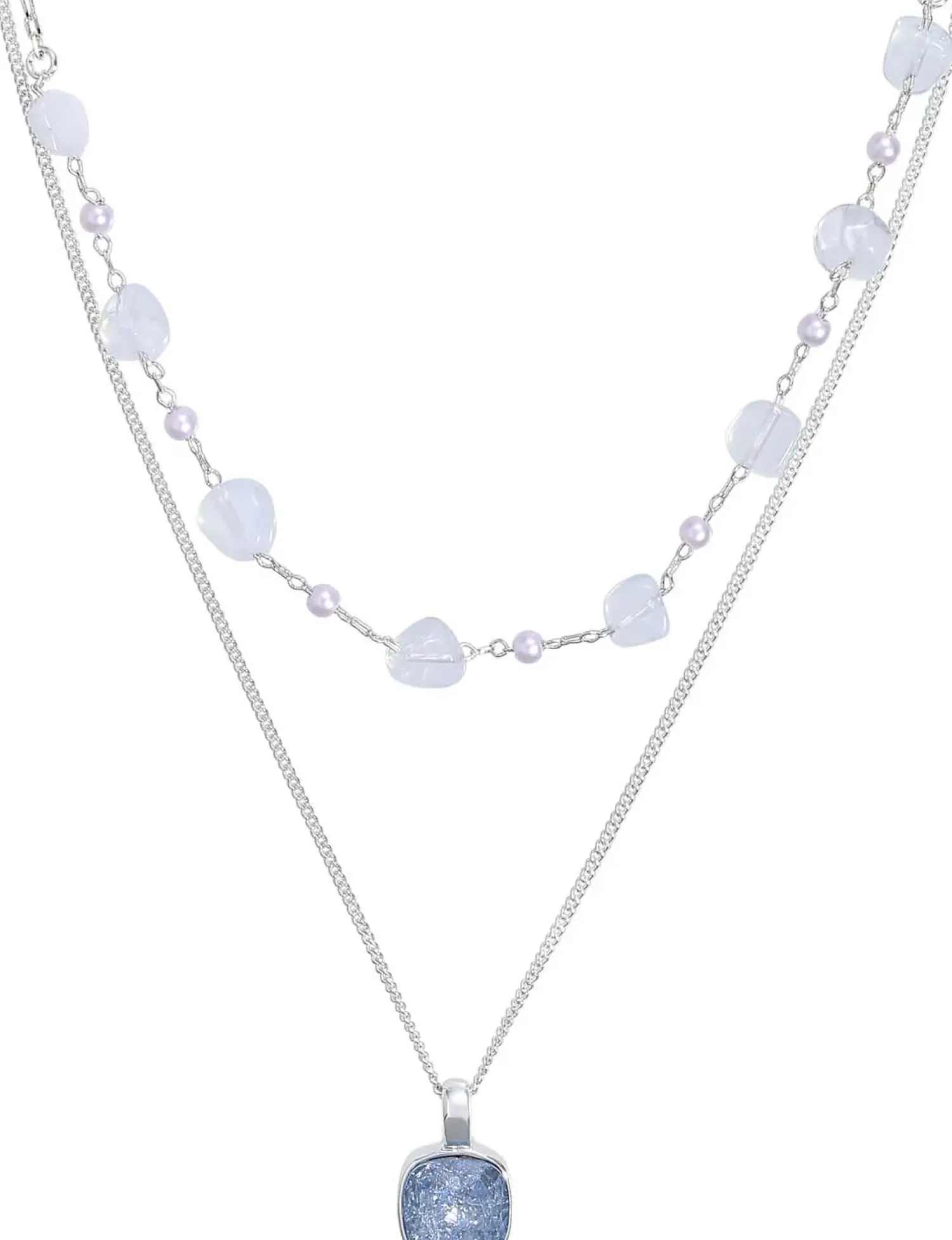 Bijou Brigitte Layering-Ketten>Layering Kette - Moonstone Gleam silber