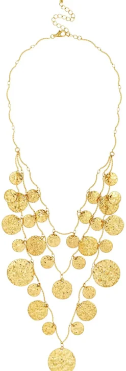 Bijou Brigitte Layering-Ketten|Boho-Schmuck>Layering Kette - Mystic Plates gold