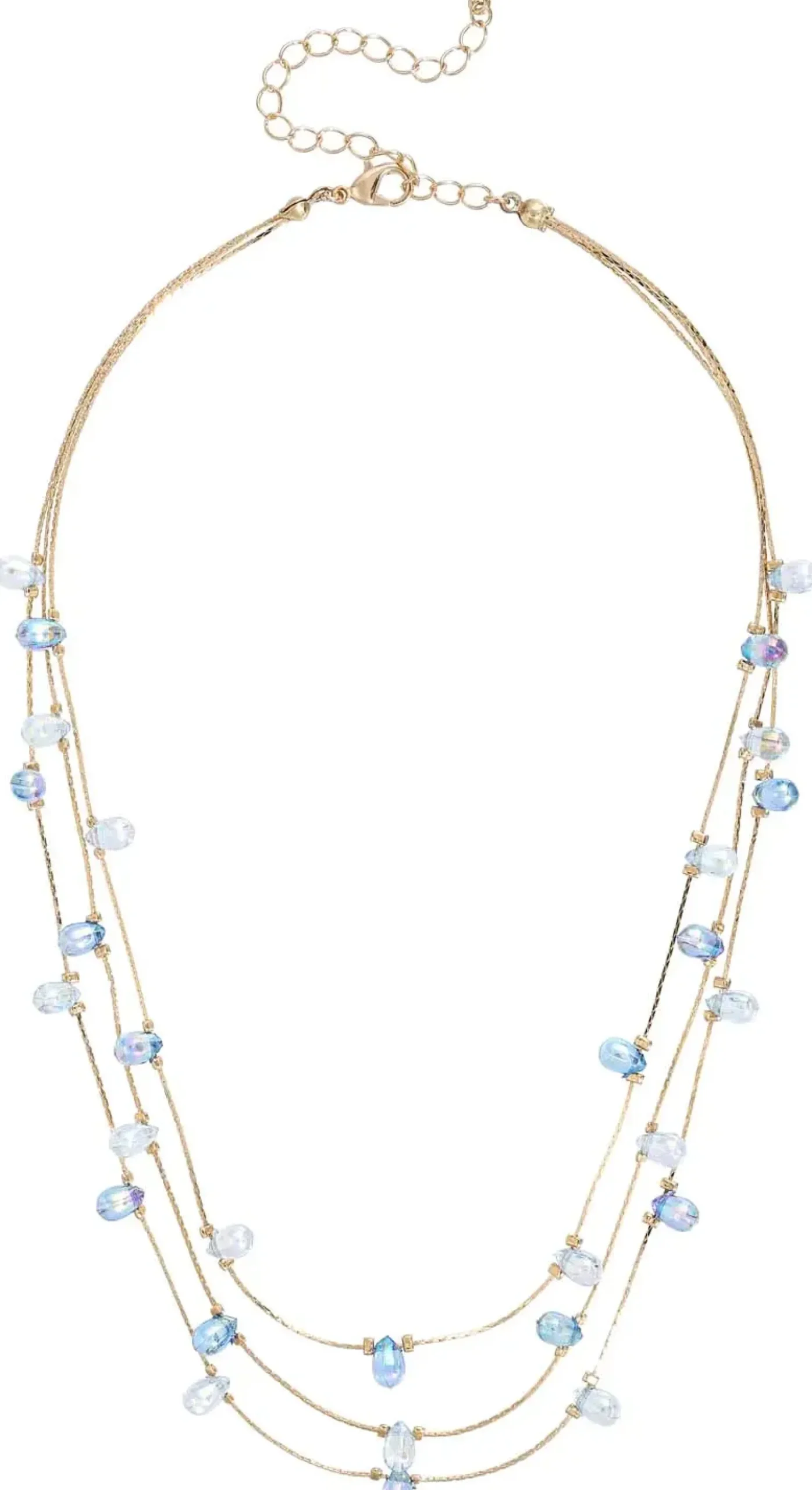 Bijou Brigitte Layering-Ketten|Ketten Gold>Layering Kette - Ocean Beads gold, blau