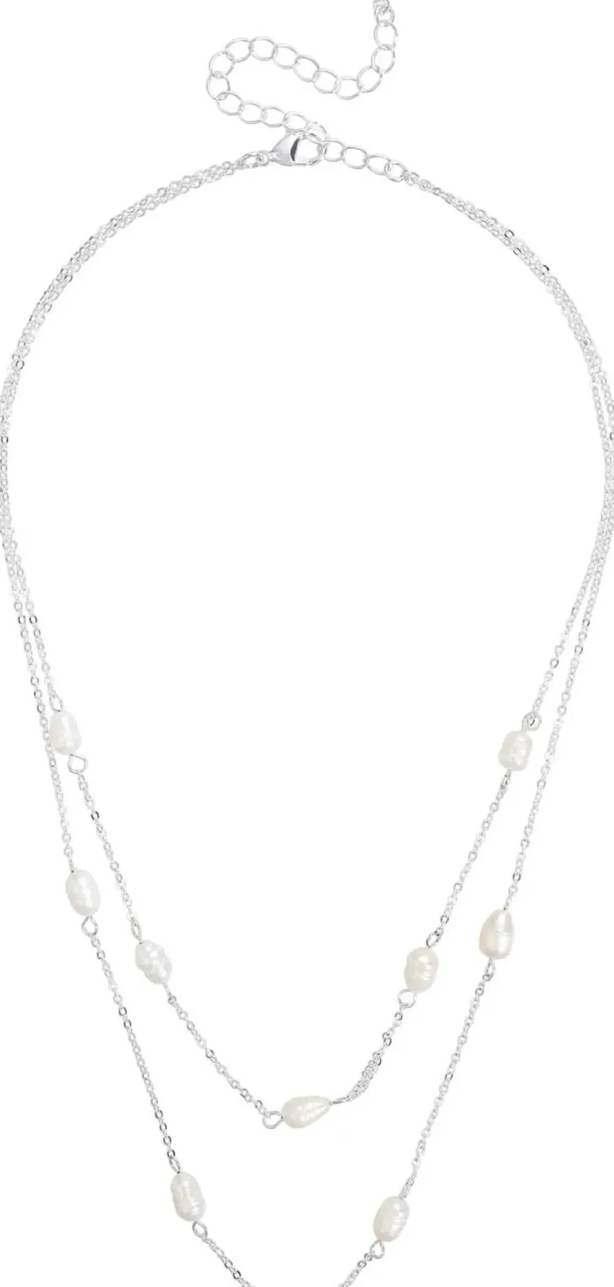 Bijou Brigitte Layering-Ketten|Perlenschmuck>Layering Kette - Ocean Pearls weiß, silber