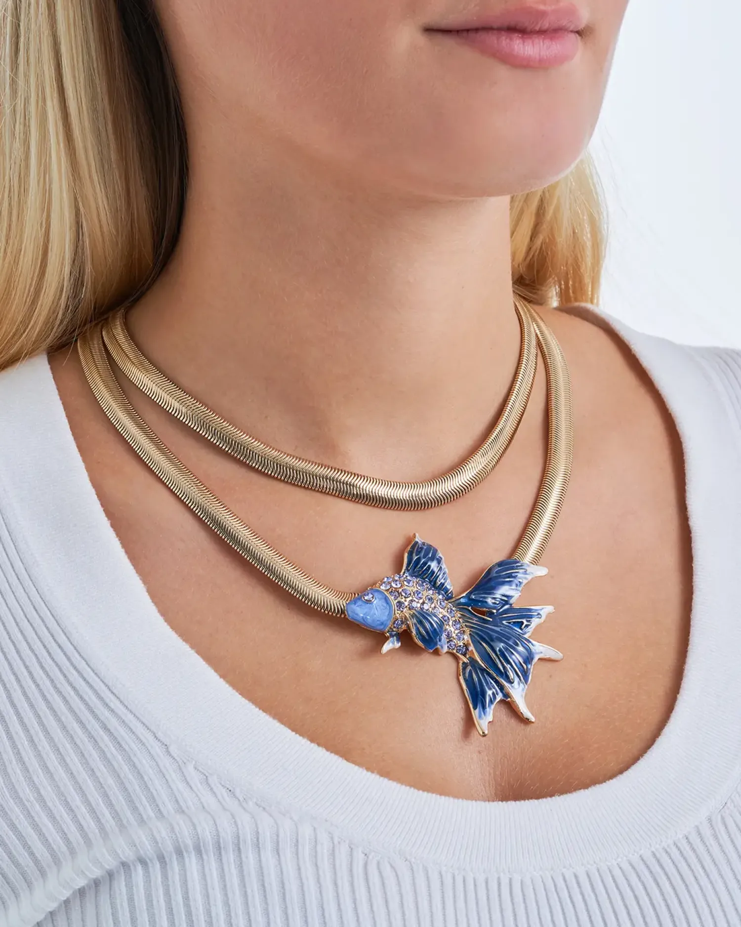Bijou Brigitte Layering-Ketten|Statement-Ketten>Layering Kette - Ocean Sparkle gold