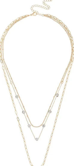 Bijou Brigitte Layering-Ketten|Ketten Gold>Layering Kette - Pretty Shine gold