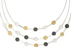 Bijou Brigitte Layering-Ketten>Layering Kette - Rough Bullets silber