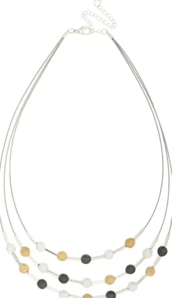Bijou Brigitte Layering-Ketten>Layering Kette - Rough Bullets silber