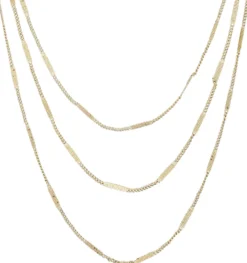 Bijou Brigitte Layering-Ketten|Ketten Gold>Layering Kette - Shiny gold