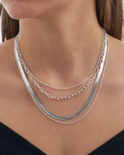 Bijou Brigitte Layering-Ketten>Layering Kette - Silver Shine silber