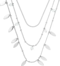 Bijou Brigitte Layering-Ketten>Layering Kette - Small Plates silber