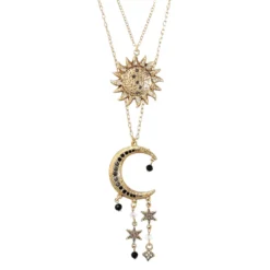 Bijou Brigitte Layering-Ketten|Boho-Schmuck>Layering Kette - Sparkling Moon gold