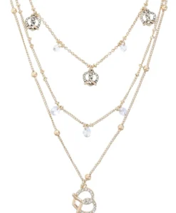 Bijou Brigitte Layering-Ketten>Layering Kette - Sparkling Pretzel gold