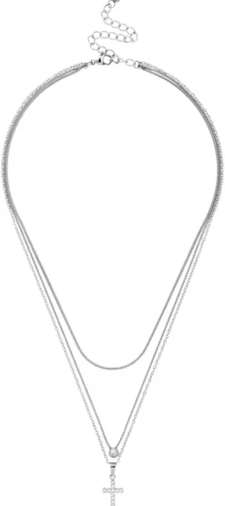 Bijou Brigitte Layering-Ketten|Edelstahlketten>Layering-Kette - Steel Grace silber