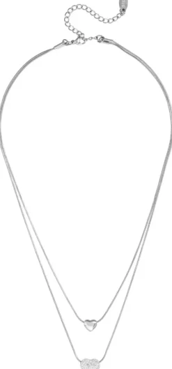 Bijou Brigitte Edelstahlschmuck In Silber|Layering-Ketten>Layering Kette - Steel Heart silber