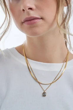 Bijou Brigitte Edelstahlschmuck In Gold|Layering-Ketten><noscript><img width=