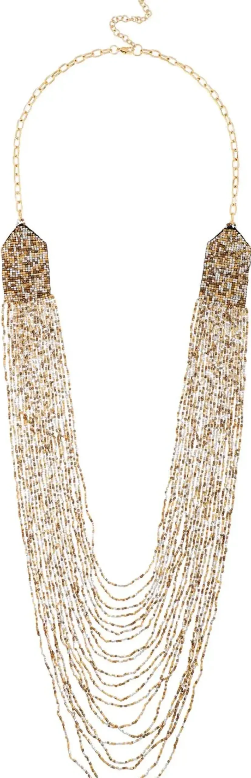Bijou Brigitte Layering-Ketten|Statement-Ketten>Layering Kette - Summer Goddess braun, gold