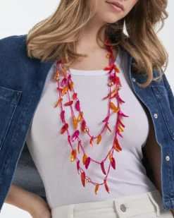 Bijou Brigitte Layering-Ketten|Statement-Ketten>Layering Kette - Sunset Harmony pink