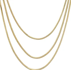 Bijou Brigitte Layering-Ketten|Basics>Layering Kette - Triple Glow gold