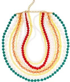 Bijou Brigitte Layering-Ketten|Statement-Ketten>Layering Kette - Tropical Glow mehrfarbig