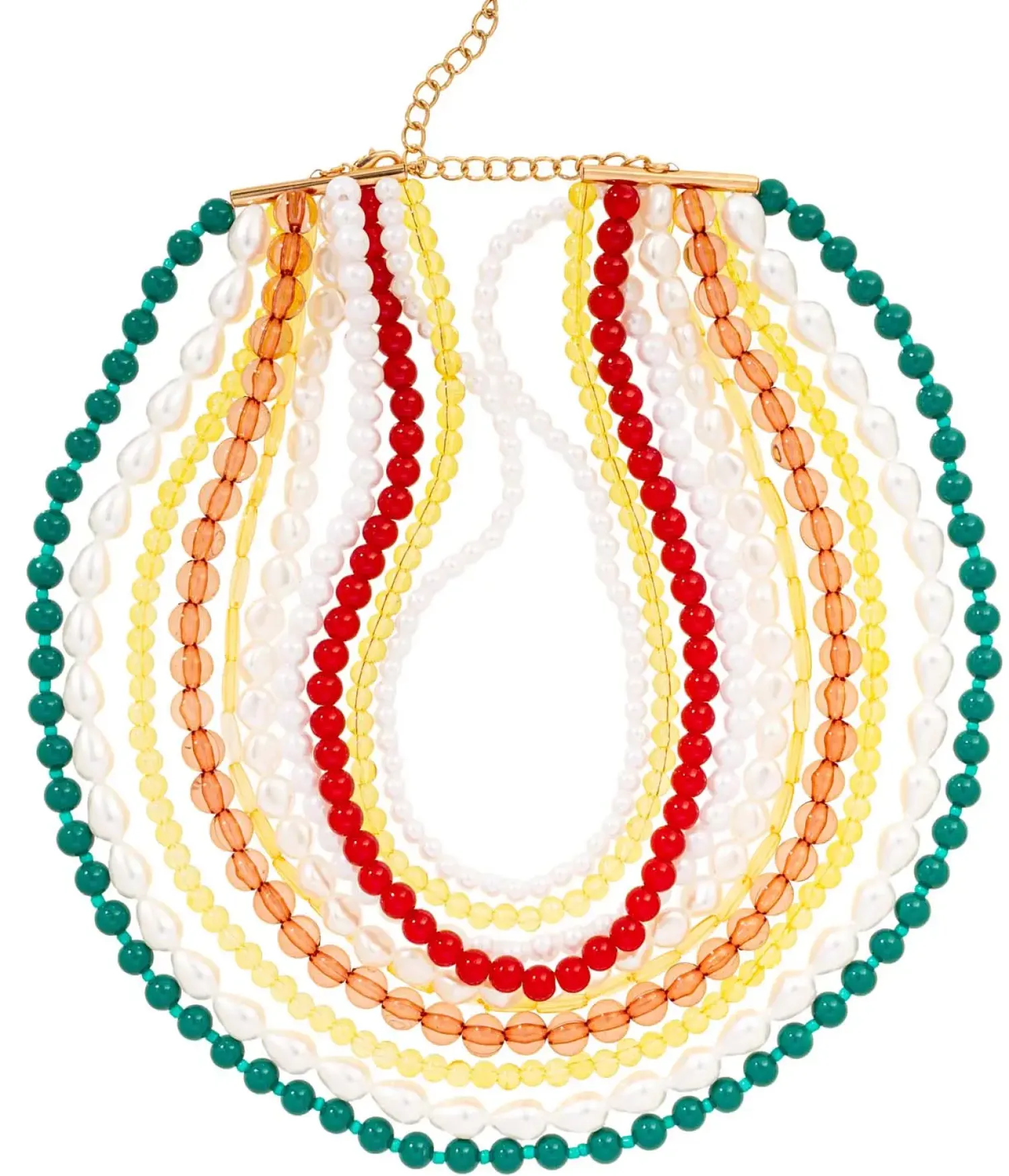 Bijou Brigitte Layering-Ketten|Statement-Ketten>Layering Kette - Tropical Glow mehrfarbig