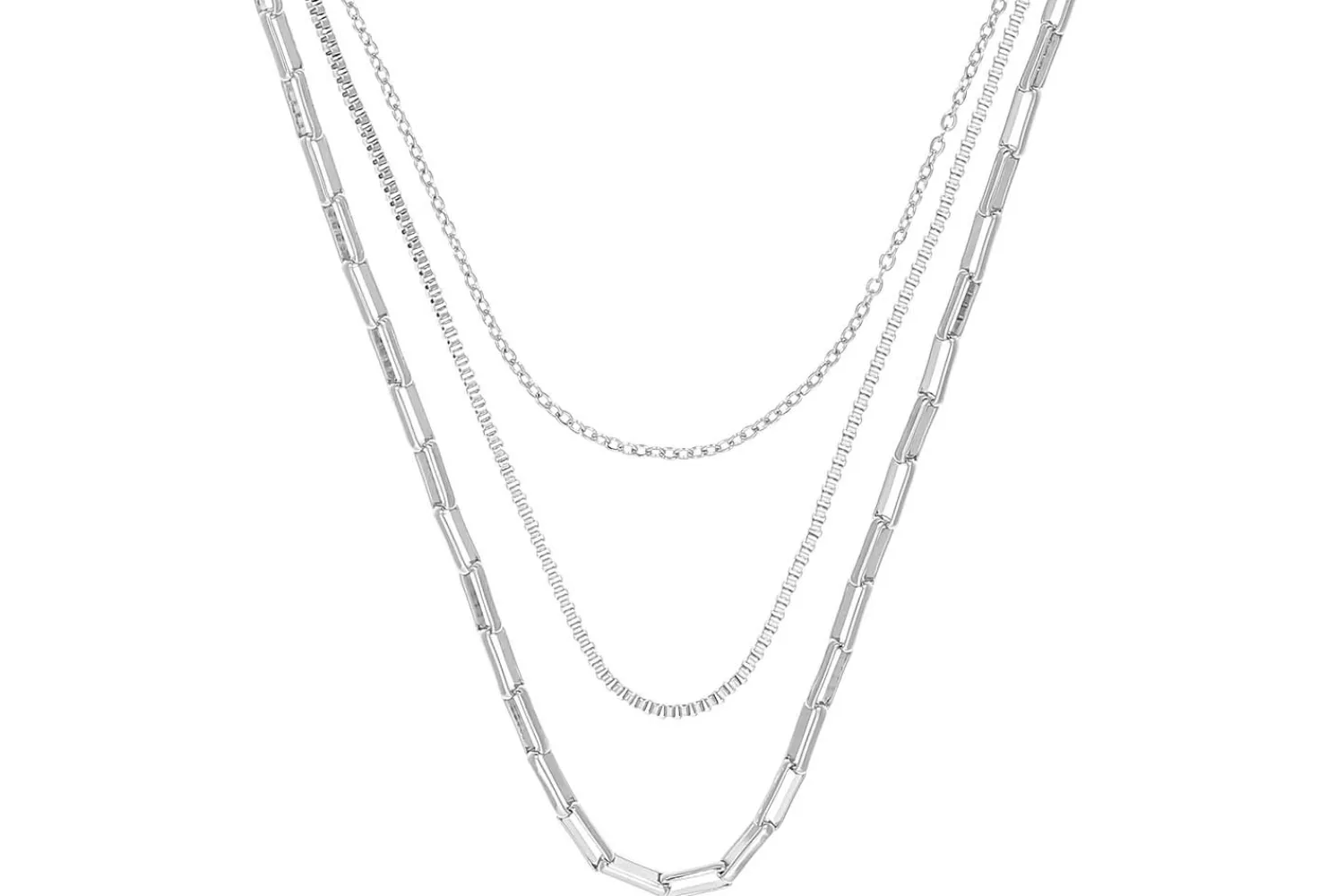 Bijou Brigitte Layering-Ketten|Edelstahlketten>Layering Kette - Various Designs silber
