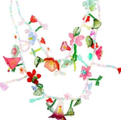 Bijou Brigitte Layering-Ketten|Bunter Schmuck>Layering Kette - Vibrant Flowers mehrfarbig