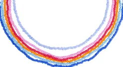 Bijou Brigitte Layering-Ketten|Statement-Ketten>Layering Kette - Vibrant Rows mehrfarbig