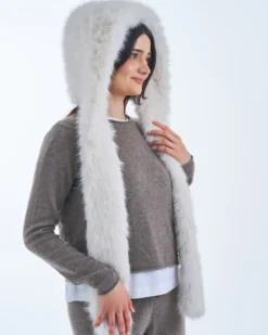 Bijou Brigitte Beanies|Schals>Mütze - Snow Hoodie weiß