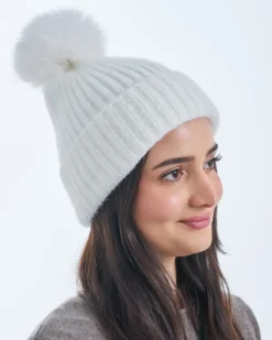 Bijou Brigitte Beanies>Mütze - White Winter weiß