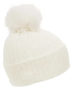 Bijou Brigitte Beanies>Mütze - White Winter weiß