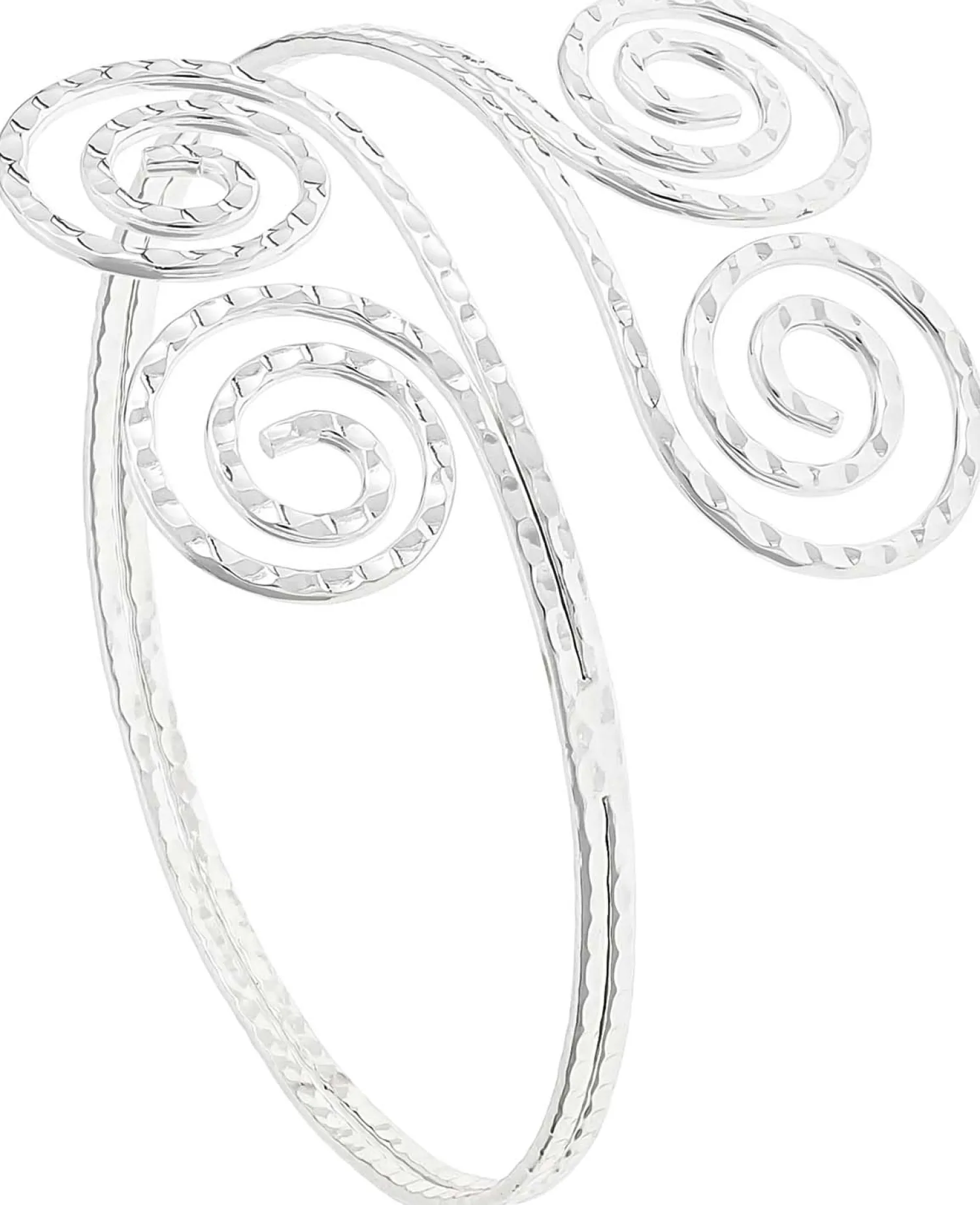 Bijou Brigitte Armreifen>Oberarmreif - Silver Swirl silber