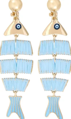 Bijou Brigitte Ohrringe Gold|Clips>Ohrclips - Blue Sea gold, blau
