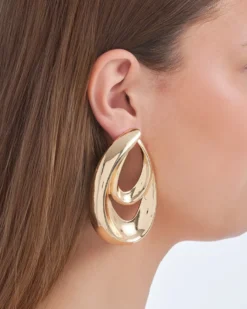 Bijou Brigitte Ohrringe Gold|Clips>Ohrclips - Duo Gleam gold
