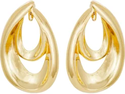 Bijou Brigitte Ohrringe Gold|Clips>Ohrclips - Duo Gleam gold