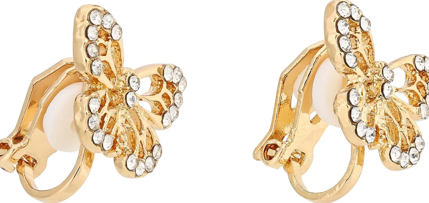 Bijou Brigitte Kinderschmuck|Ohrringe Gold>Ohrclips - en Butterfly gold