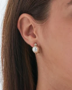 Bijou Brigitte Ohrringe Gold|Clips>Ohrclips - en Pearl gold