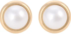 Bijou Brigitte Ohrringe Gold|Clips>Ohrclips - en Pearl Duo gold