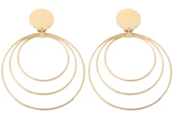 Bijou Brigitte Ohrringe Gold|Clips>Ohrclips - Kreise gold