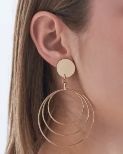 Bijou Brigitte Ohrringe Gold|Clips><noscript><img width=