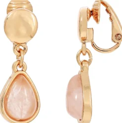 Bijou Brigitte Ohrringe Gold|Clips>Ohrclips - Perfect Quartz gold