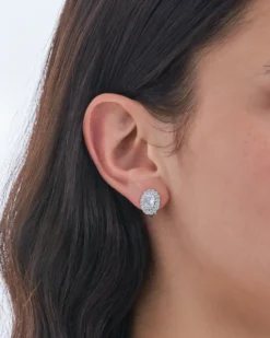 Bijou Brigitte Clips|Blumenschmuck>Ohrclips - Pure Glamour silber