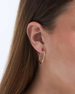 Bijou Brigitte Creolen|Ohrringe Gold>Ohrclips - Shiny Hoops gold