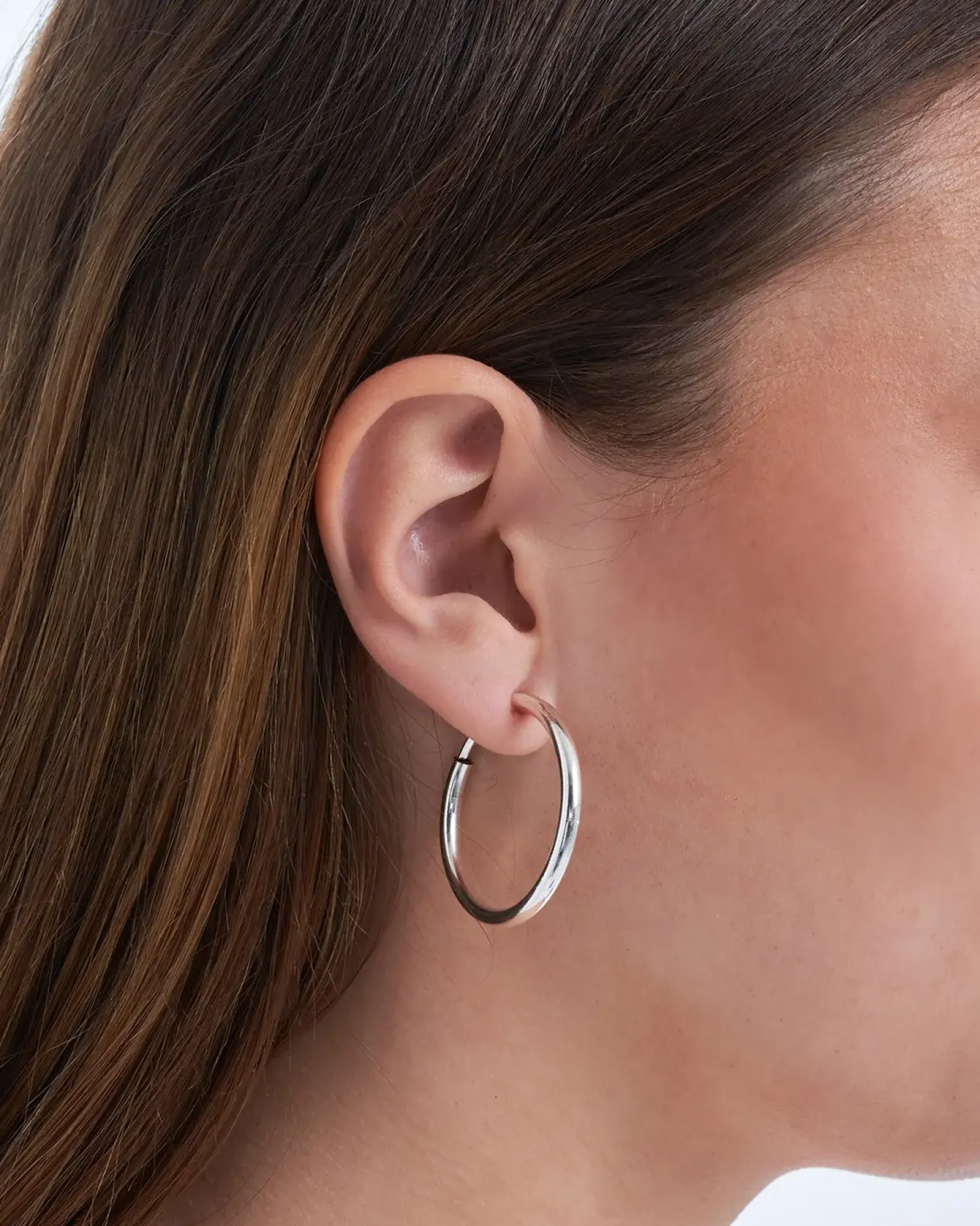 Bijou Brigitte Creolen|Clips>Ohrclips - Silver Hoops silber