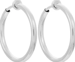 Bijou Brigitte Creolen|Clips>Ohrclips - Silver Hoops silber