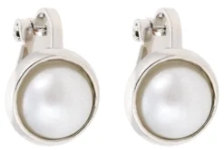 Bijou Brigitte Clips>Ohrclips - Silver Pearl silber