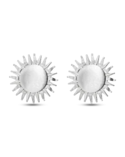 Bijou Brigitte Clips>Ohrclips - Silver Sun silber